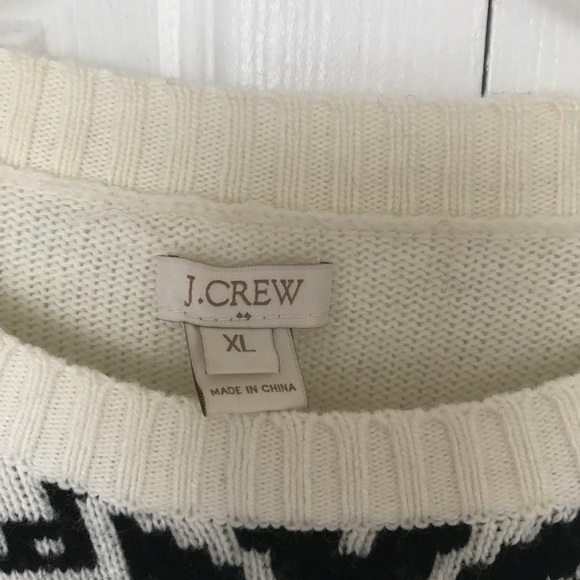 J. Crew Oversized Snowflake Sweater - Picture 4 of 5